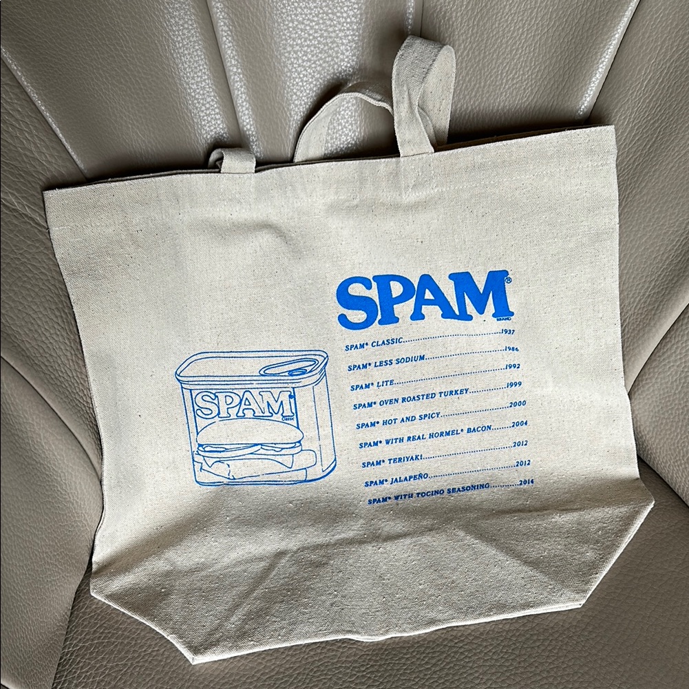 Brand New Canvas Tote Bag Spam Brand Nom Life Collab